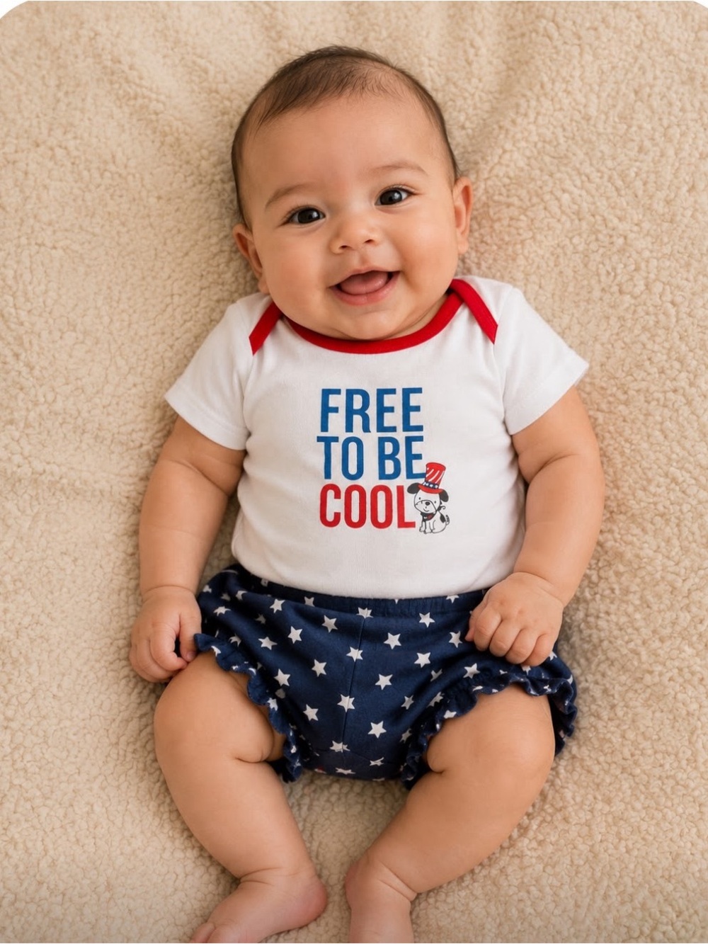 Quiltex 3 Piece Patriotic Outfit